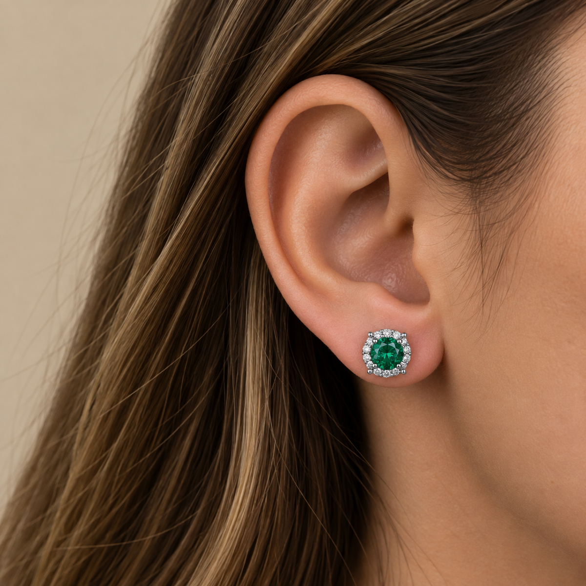 Aretes tipo realeza